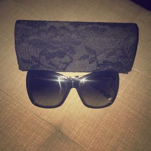 authentic dolce and gabbana black sunglasses